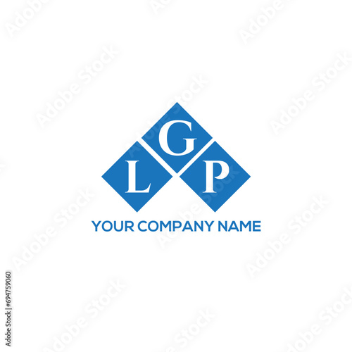 GLP letter logo design on white background. GLP creative initials letter logo concept. GLP letter design.
