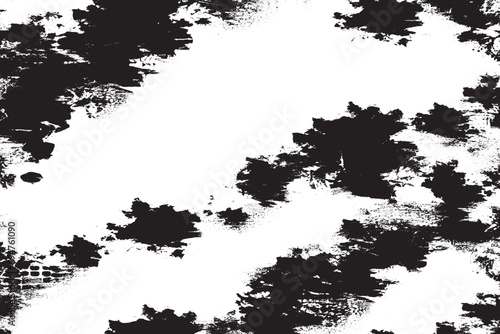 grunge destressed black texture on white background vector illustration overlay monochrome background texture