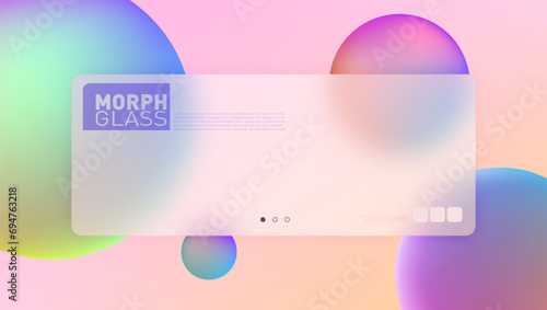 Morph Matte Transparent Glass In Pastel Colors