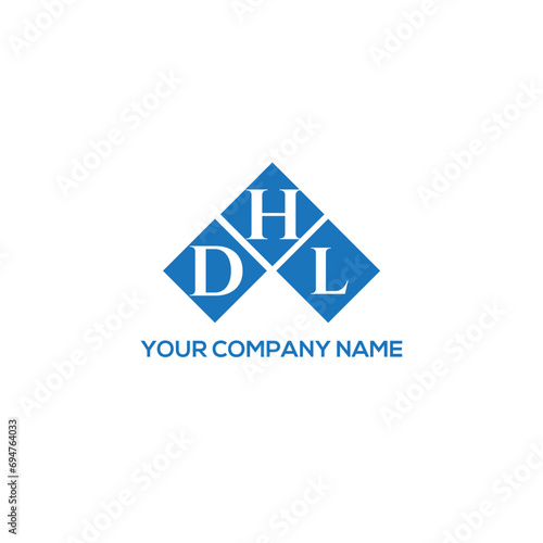 HDL letter logo design on white background. HDL creative initials letter logo concept. HDL letter design.
