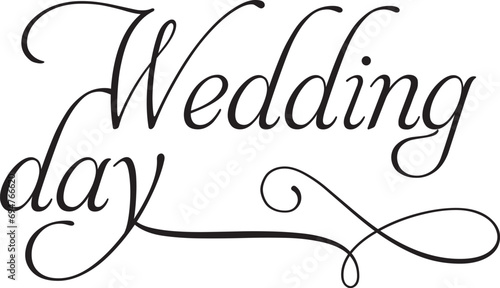 Wedding day sign design swirl laser cut