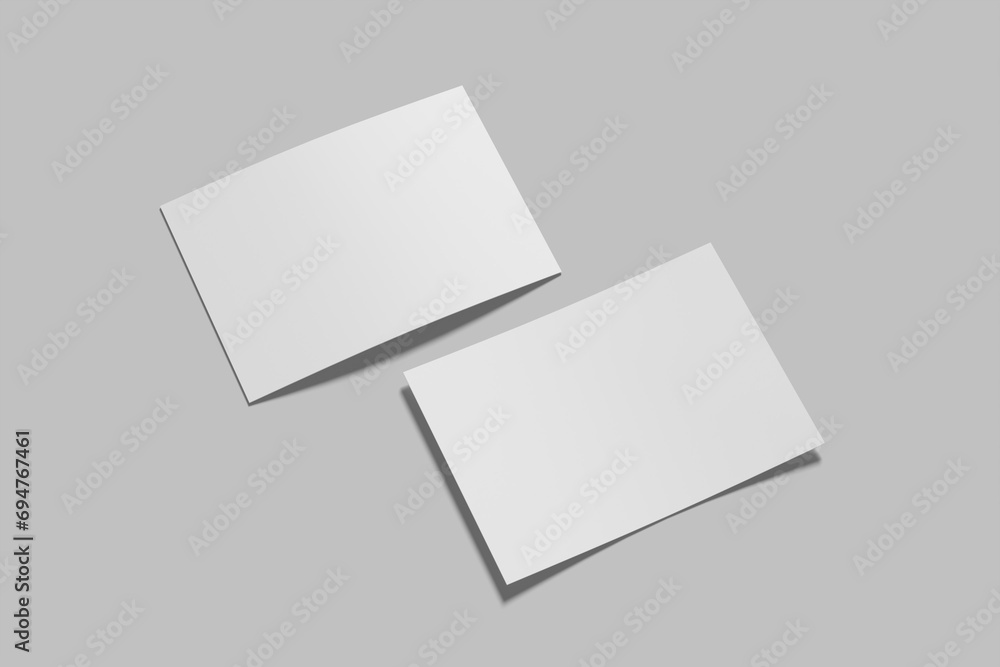 A6 Postcard Blank Mockup A6 Postcard Blank Mockup