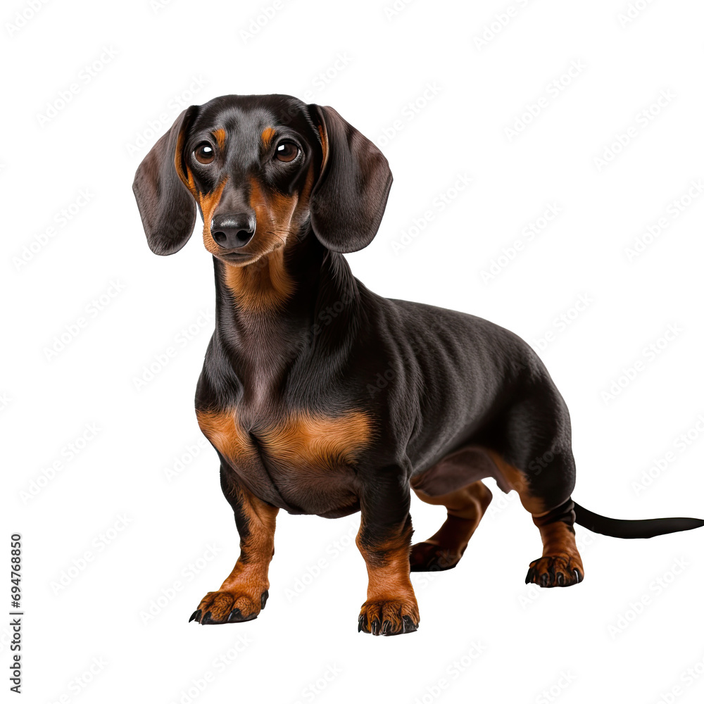 dachshund dog isolated on white background dachshund dog isolated on white background