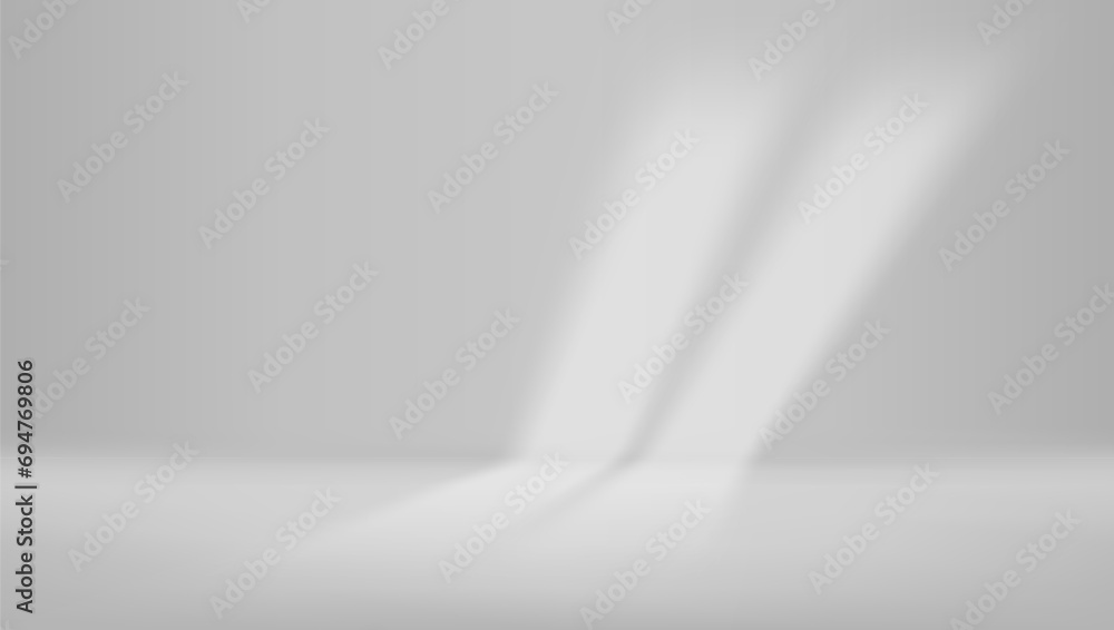 Light From Window On White Wall In Simple Room Light From Window On White Wall In Simple Room