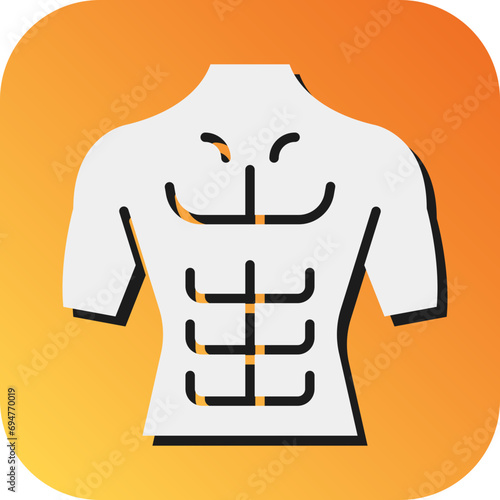 Six Pack Vector Glyph Gradient Background Icon Designgn