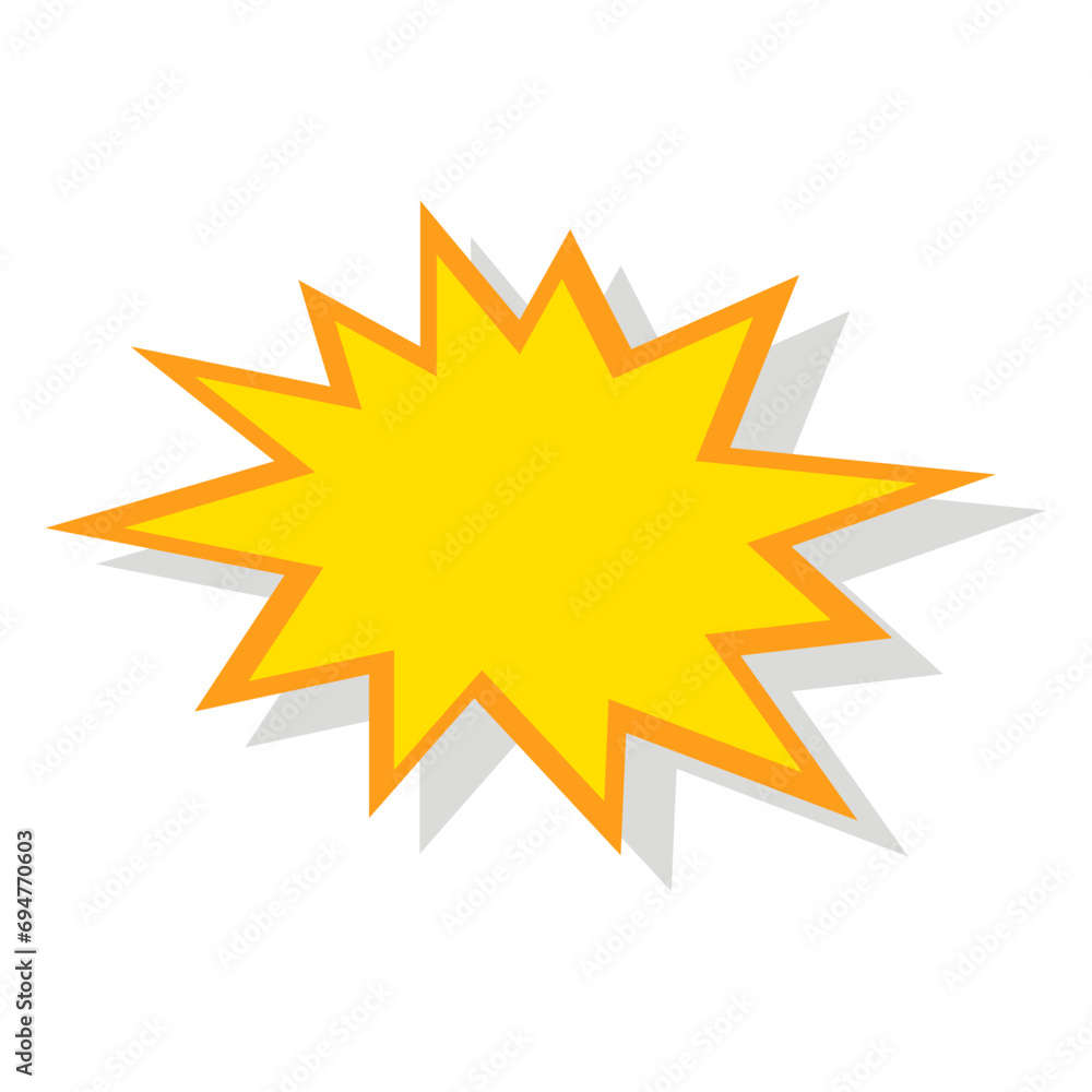 Explosion Shape Vector Explosion Shape Vector