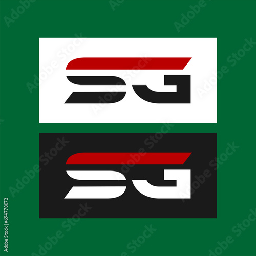s g monogram logo design, s g logo design, vector, symbol, icon,
​