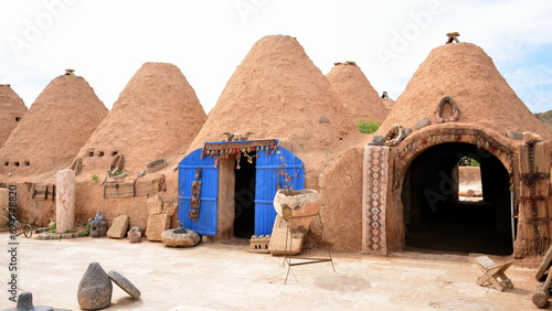 Turkey.The foundation of the city of Harran probably dates back to the 18th century BC.Typical conical houses of this region