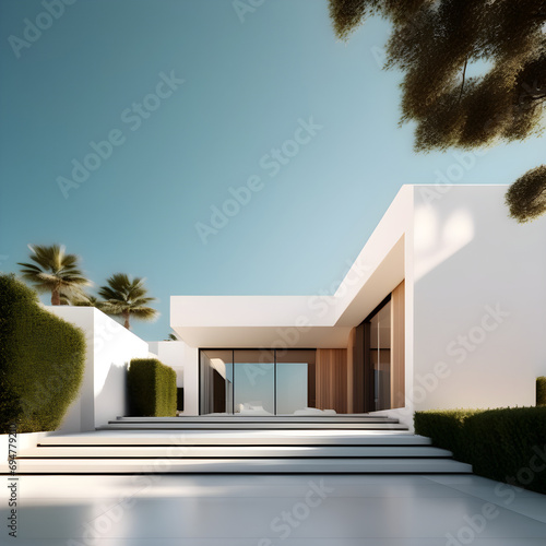 building with trees and sky