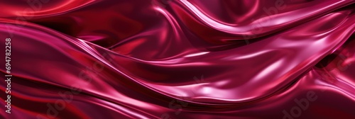 Glossy crimson metal fluid glossy chrome mirror water effect background backdrop texture