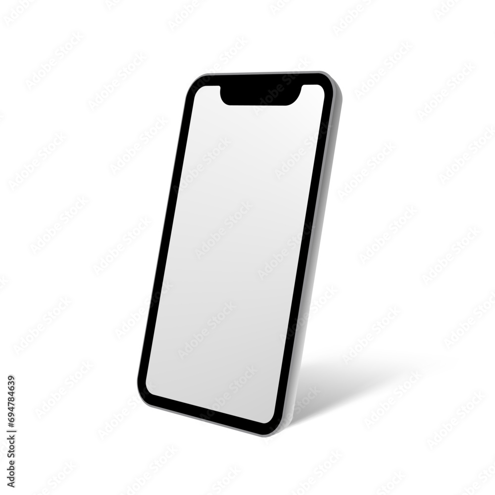 3D Abstract Smart Phone Stand With Shadow 3D Abstract Smart Phone Stand With Shadow