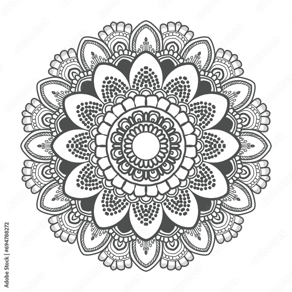 Vector luxury mandala template background and ornamental design for coloring page, greeting card, invitation, tattoo, floral mandala. Vector luxury mandala template background and ornamental design for coloring page, greeting card, invitation, tattoo, floral mandala.