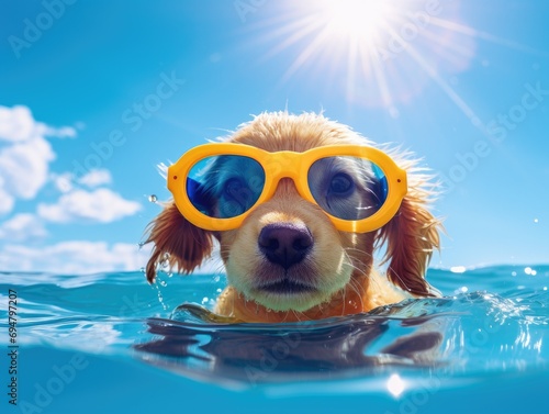 dog in sunglasses © Vasili