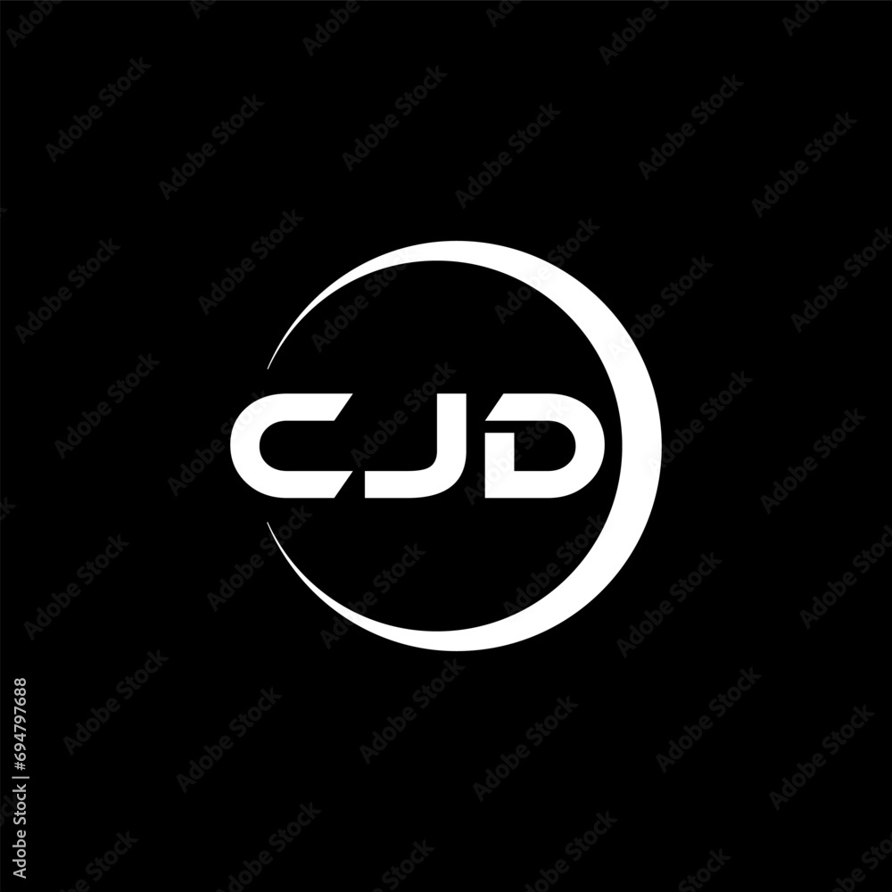 CJD letter logo design with black background in illustrator, cube logo, vector logo, modern alphabet font overlap style. calligraphy designs for logo, Poster, Invitation, etc. CJD letter logo design with black background in illustrator, cube logo, vector logo, modern alphabet font overlap style. calligraphy designs for logo, Poster, Invitation, etc.