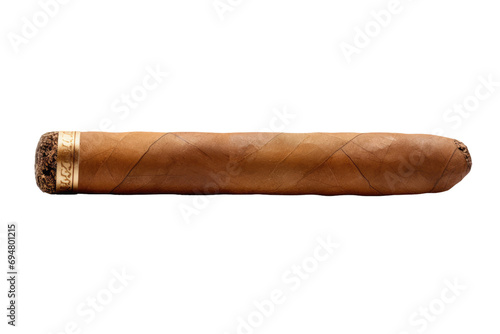 Tobacco Cigar Isolated On Transparent Background