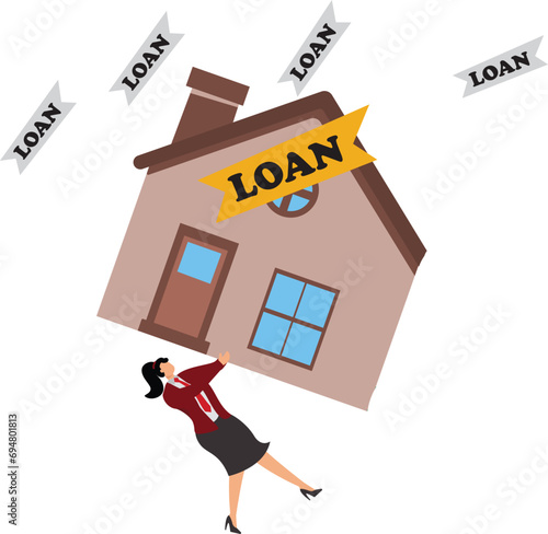 Home Loan businesswoman, Businesswoman under the Big House