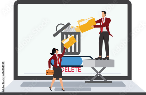 Delete file, Cleaning digital memory