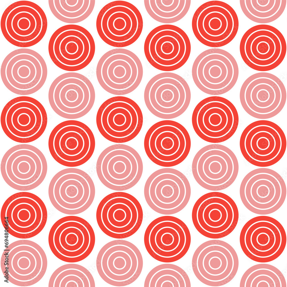 Red shade circle pattern. Circle vector seamless pattern. Decorative element, wrapping paper, wall tiles, floor tiles, bathroom tiles. Red shade circle pattern. Circle vector seamless pattern. Decorative element, wrapping paper, wall tiles, floor tiles, bathroom tiles.
