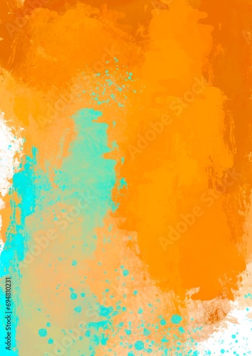 Abstract brush painting