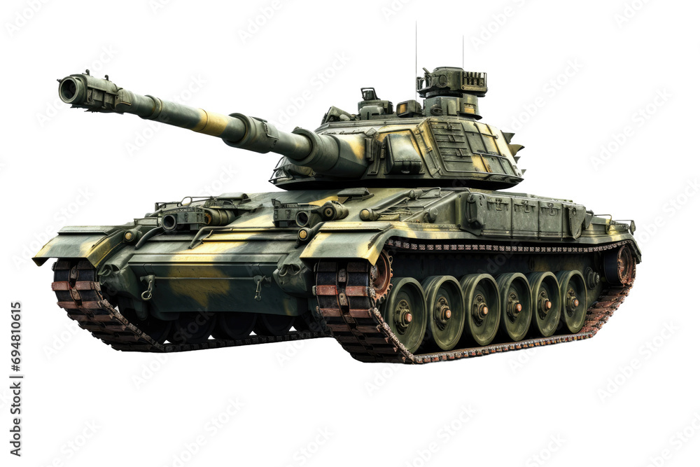 Formidable Heavy Tank Isolated On Transparent Background