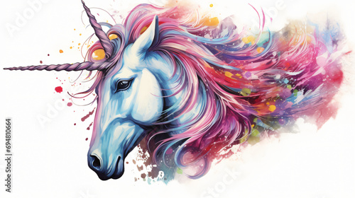 Unicorn Illustration © Cybonad