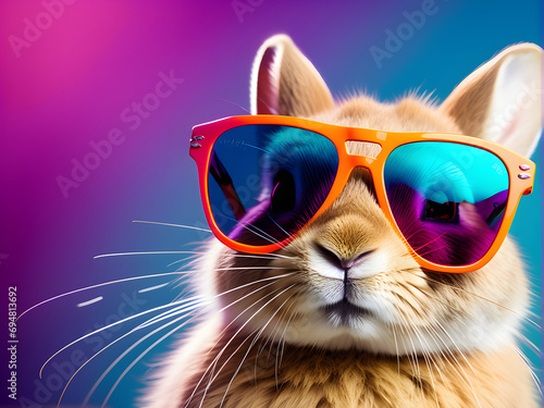  Easter Bunny with sunglasses