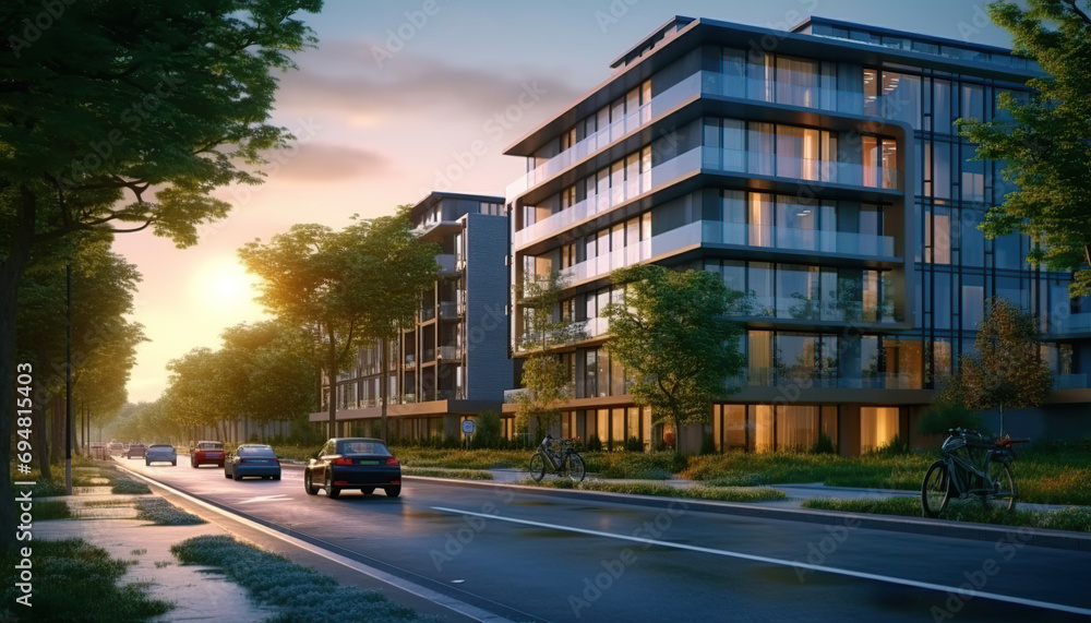 Obraz premium Real Estate Development, Develop residential and commercial properties