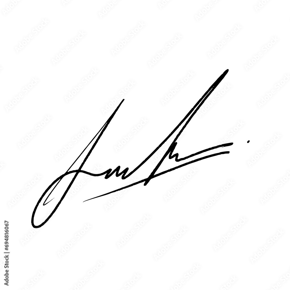Letter I abstract signature idea for documents. Vector image with black writing and transparent background. Letter I abstract signature idea for documents. Vector image with black writing and transparent background.