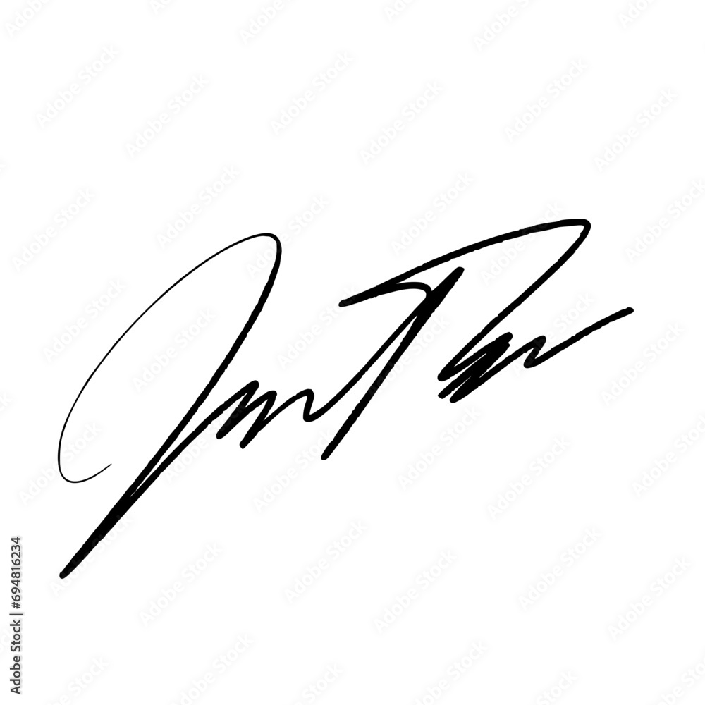Letter I abstract signature idea for documents. Vector image with black writing and transparent background. Letter I abstract signature idea for documents. Vector image with black writing and transparent background.