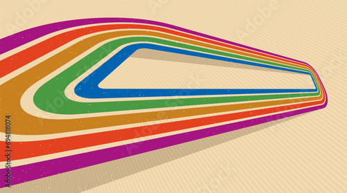 Retro style abstract backgr...