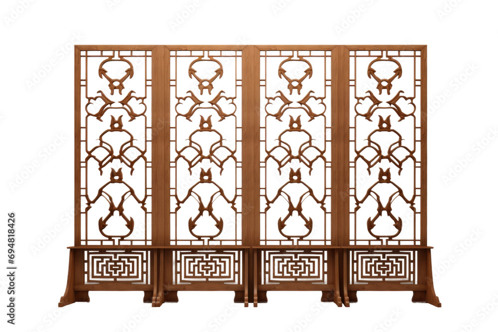 Room Divider Isolated On Transparent Background