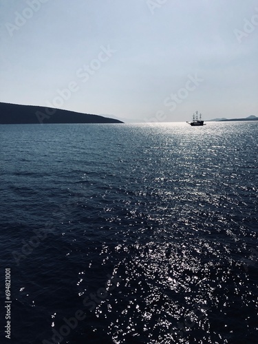 Boat at sea