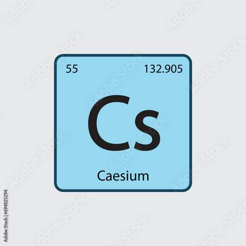 periodic table icon vector flat style