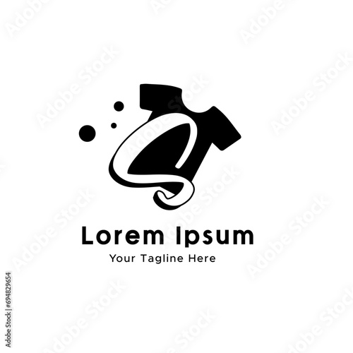 logo tshirt icon initial combine letter S