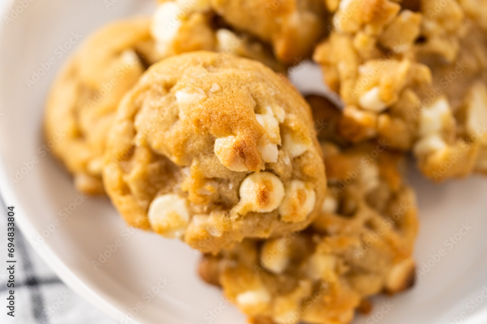 White Chocolate Macadamia Nut Cookies White Chocolate Macadamia Nut Cookies