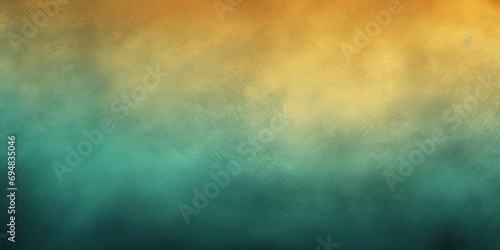 Teal-Gold gradient background grainy noise texture