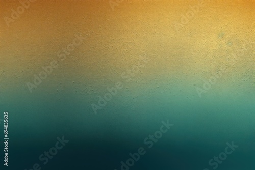 Teal-Gold gradient background grainy noise texture