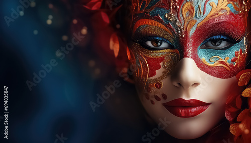 Woman in a carnival mask © terra.incognita