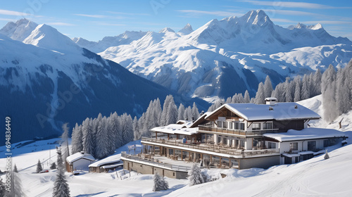 Ski Resort Hotel With SPA Complex in Alps