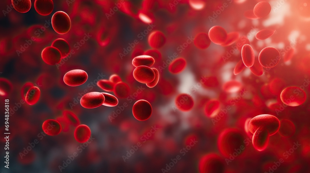 Red microbiology background ideal for science backdrops Red microbiology background ideal for science backdrops