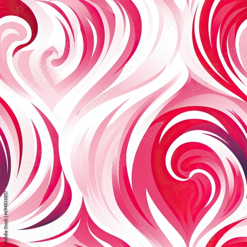 Pink hearts with a white ba...