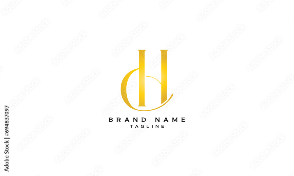 DH, HD, Abstract initial monogram letter alphabet logo design DH, HD, Abstract initial monogram letter alphabet logo design