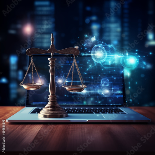 legal counsel labor law attorney guidance justice balance legal tech internet compliance rules regulation policy photo