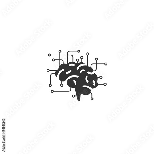 AI line icon. Vector signs for web graphics.