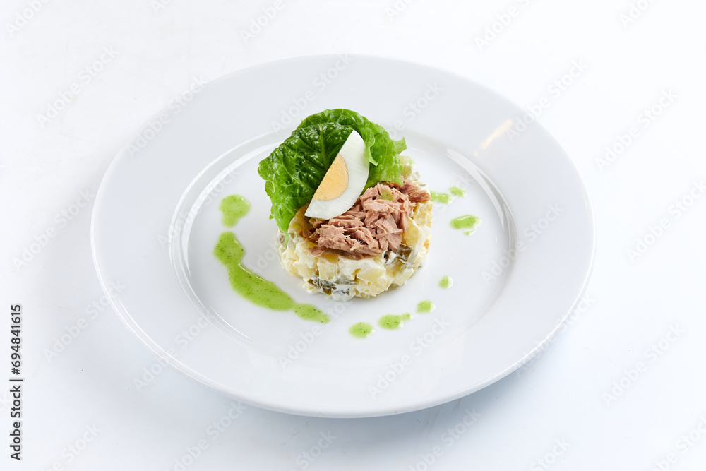 salad with tuna and egg salad with tuna and egg