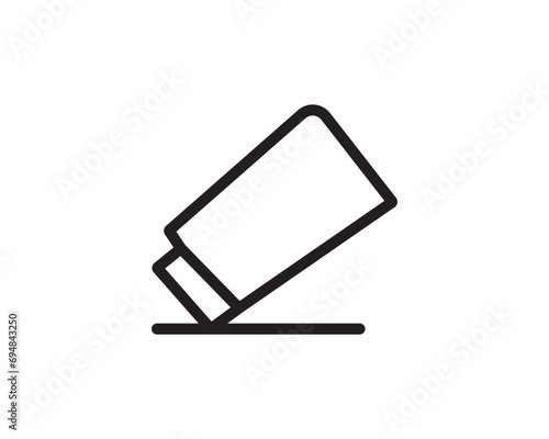 Eraser icon vector symbol design illustration