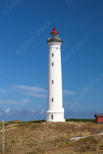 Leuchtturm auf Dänemark Hvide Sande photo