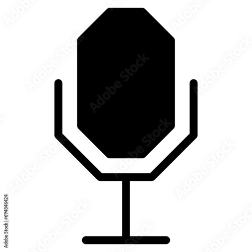microphone glyph 