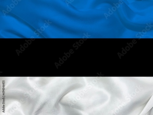Estonia 3d background flag