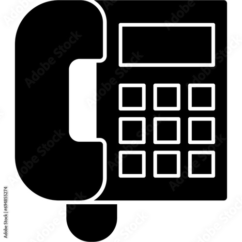 Obraz na płótnie Telephone Icon w salonie